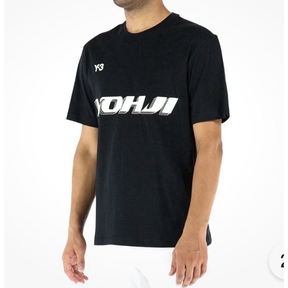Adidas x Yohji Yamamoto‎ Y3 GFX SS TEE 1 Black Noir HT4730  Small NWT Authentic
